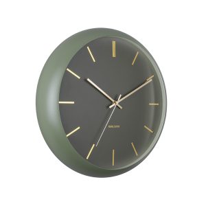 Karlsson wandklok – groen – Ø40cm