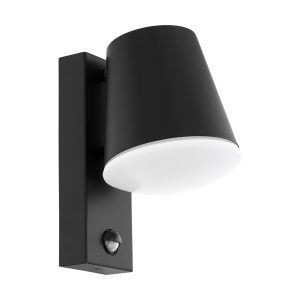 EGLO wandlamp buiten Caldiero – sensor – e27 – 24 cm – antraciet/wit