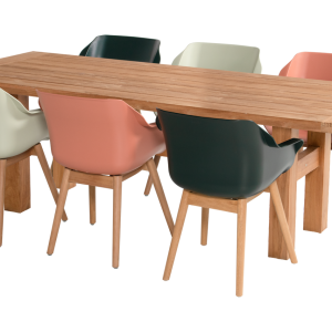 Hartman Tuinstoel Sophie – Mintgroen/Naturel – Set van 2 Hartman Tuinstoel Sophie – Mintgroen/Naturel – Set van 2