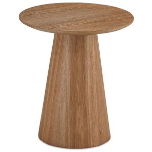 Furnhouse ronde salontafel Tango – Natuurlijk eikenhout – Ø 45 cm