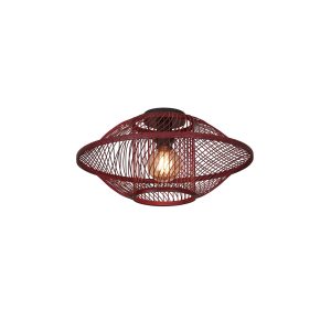 GOOD&MOJO plafonniere MAUI – rood – Ø50cm GOOD&MOJO plafonniere MAUI – rood – Ø50cm
