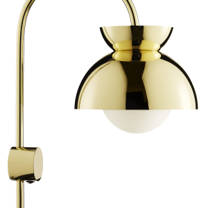 Frandsen wandlamp Butterfly – goud – 32x21x48cm Frandsen wandlamp Butterfly – goud – 32x21x48cm