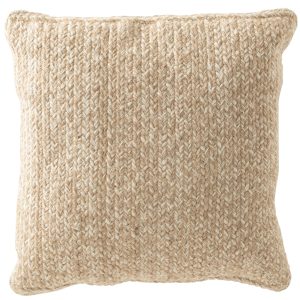 J-Line kussen Miami Outdoor – polyester – naturel/wit