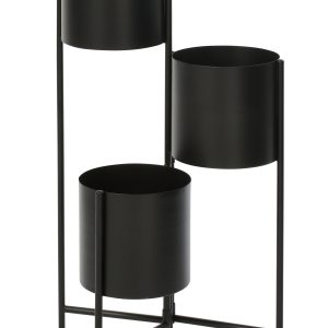 J-Line bloempot 3 Pots – ijzer – zwart J-Line bloempot 3 Pots – ijzer – zwart