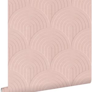 ESTAhome behang 3D-motief roze – 53 cm x 10.05 m – 131108