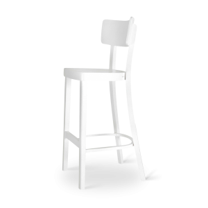 Fameg Felix houten barkruk wit – 75 cm Fameg Felix houten barkruk wit – 75 cm