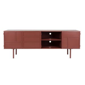 Housecraft Living Davis Dressoir Metaal Bruin/ Rood