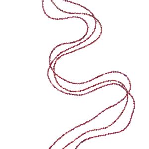J-Line bundel Strass Parel – kunststof – rood – large