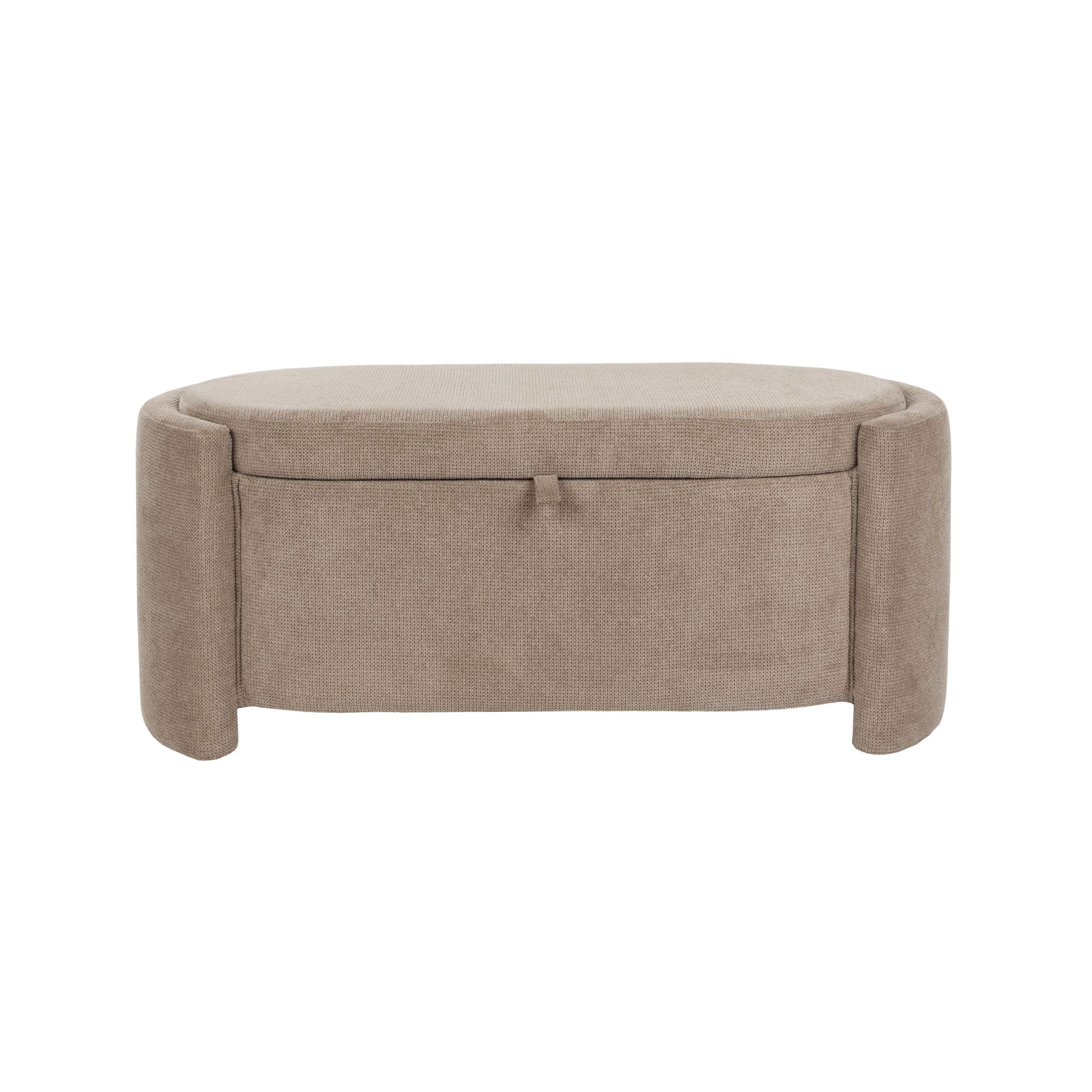 Housecraft Living Miro Bankje met Opbergruimte 108 cm - Grijs