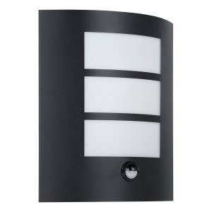 EGLO wandlamp buiten City – e27 – 23.5 cm – zwart