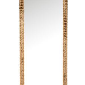 J-Line spiegel Rechthoek – spar/glas – natruel – 48 x 122.5 cm