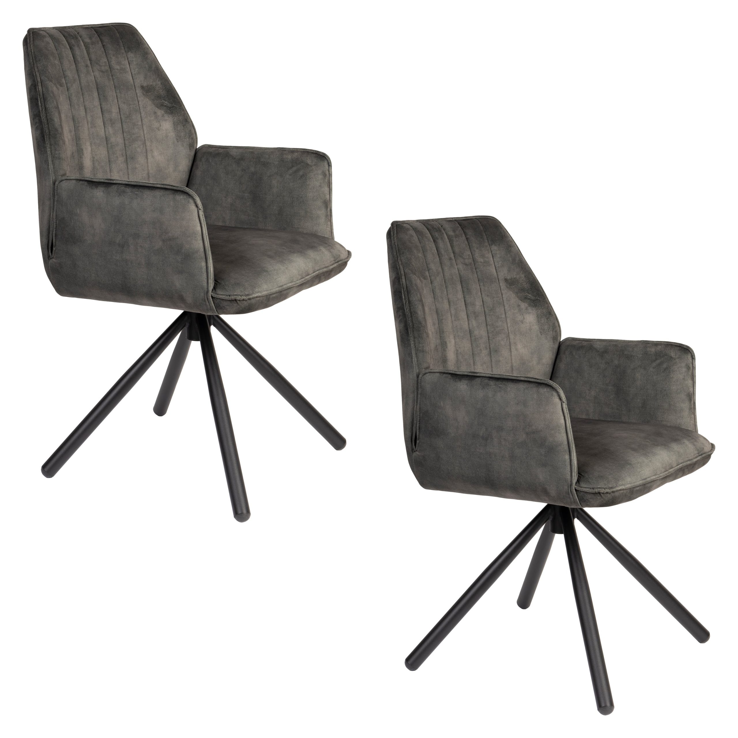Housecraft Living Jamie Armstoel Moss - Set van 2