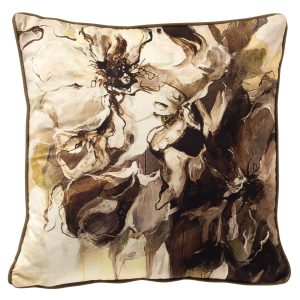 ELON – kussenhoes 45×45 cm – abstract bloemenmotief – Fir Green – groe ELON – kussenhoes 45×45 cm – abstract bloemenmotief – Fir Green – groe