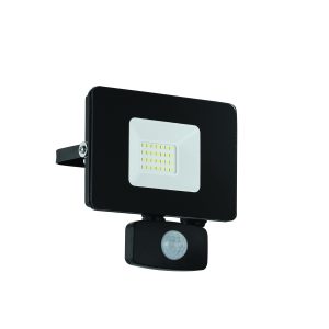 EGLO wandlamp buiten Faedo 3 – 14 cm – beweginssensor – zwart