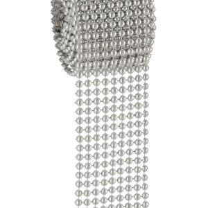 J-Line bol Lint Studs – kunststof – zilver – small J-Line bol Lint Studs – kunststof – zilver – small