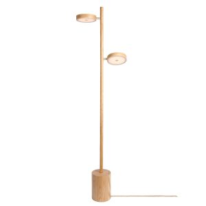 GOOD&MOJO vloerlamp Okinawa – naturel – Ø40cm