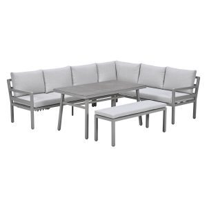Garden Impressions lounge dining set Markus 4-delig – taupe