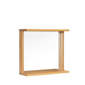 Hübsch spiegel Base – mdf/spiegelglas/eiken fineer/eikenhout – 35x12xh