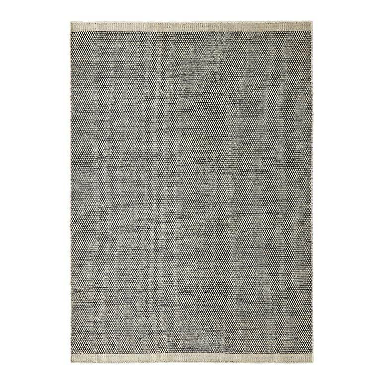 Interieur05 wollen vloerkleed Taff - wit/zwart - 340 x 240 cm