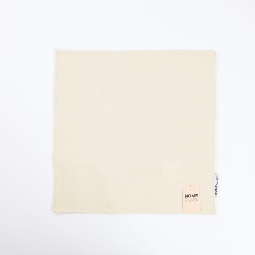 HOME DELUXE Linnen kussenhoes CHARM - Beige