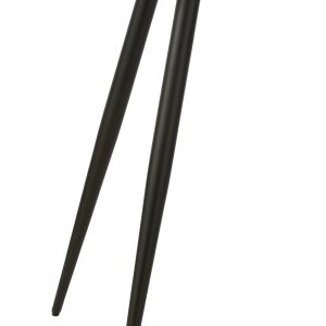 J-Line console Ovaal – hout – zwart