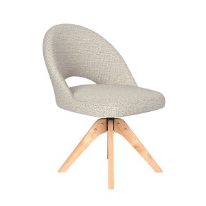 Housecraft Living Mick Eetkamerstoel Draaibaar Hout Off-White – Beige Housecraft Living Mick Eetkamerstoel Draaibaar Hout Off-White – Beige