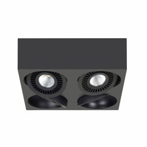 Highlight spot Eye – 4 lichts – 24 x 9 cm – zwart