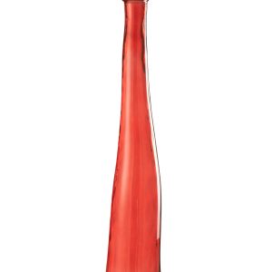 J-Line vaas Noah – glas – rood – medium – 100 cm hoog