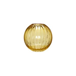 Hübsch vaas Fleur – glas – ø18xh17cm