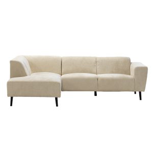 Giga Meubel Hoekbank Turin 3-zits Links – Stof/Hout – Beige Giga Meubel Hoekbank Turin 3-zits Links – Stof/Hout – Beige