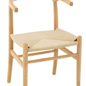 J-Line stoel Toon – beukenhout/touw – naturel