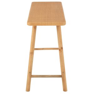 J-Line console Rechthoek – riet/sparhout – naturel