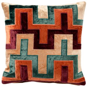 BELLONA | sierkussen 45×45 cm | Semolina | beige | multicolor | Hoii | BELLONA | sierkussen 45×45 cm | Semolina | beige | multicolor | Hoii |