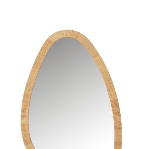 J-Line spiegel Paille – jute/glas – naturel – medium – 46 x 70 cm J-Line spiegel Paille – jute/glas – naturel – medium – 46 x 70 cm
