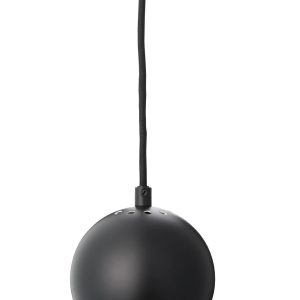 Frandsen hanglamp Ball – zwart – 12x12x10cm