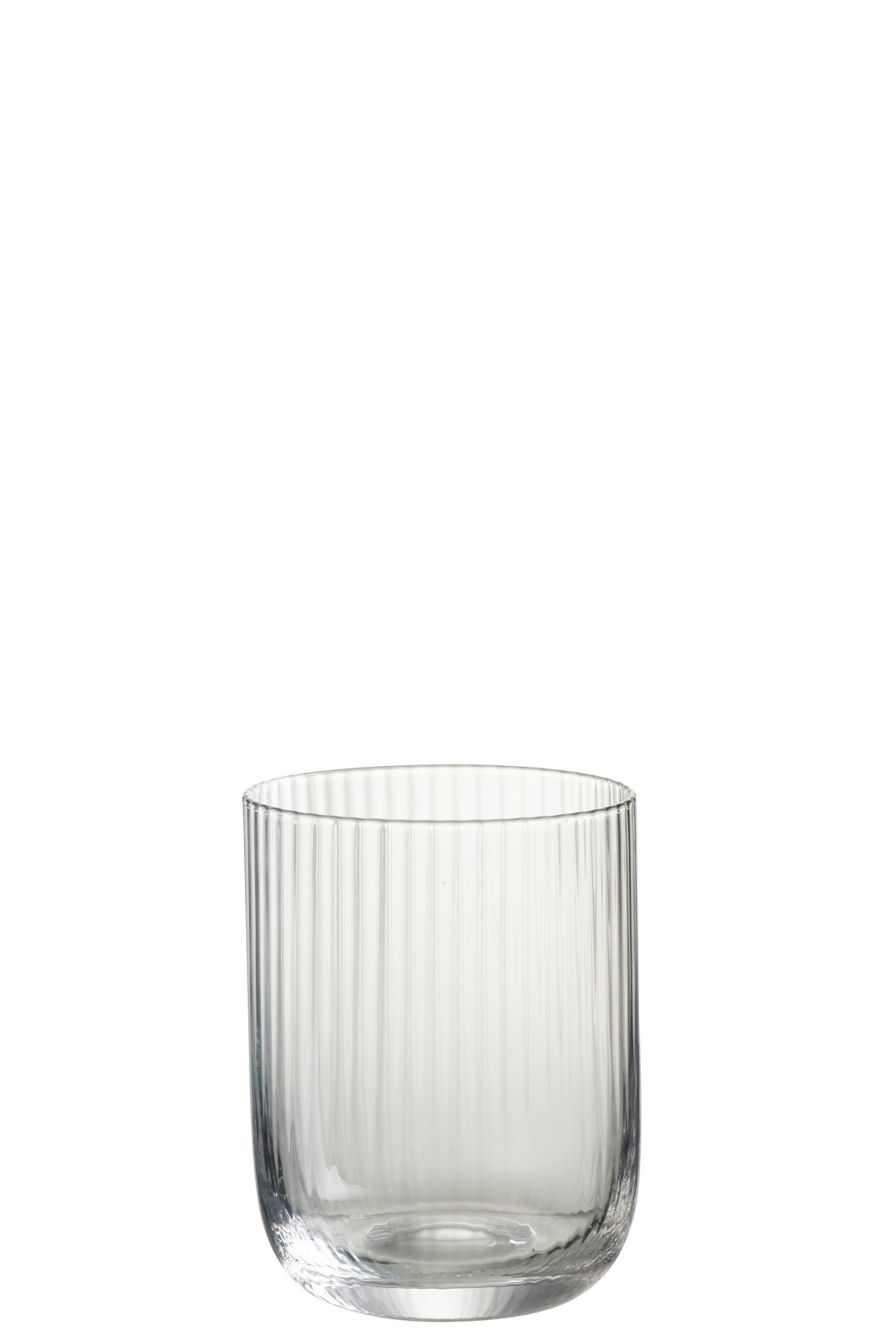 J-Line glas Kyle - glas - transparant - 6 stuks