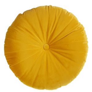 KAAT Amsterdam decoratiekussen Mandarin – dia 40 cm – geel