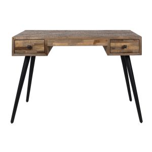 Housecraft Living Leo Bureau/ Secretaire 113×55,5 cm Teakhout Bruin