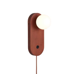 GOOD&MOJO wandlamp Java – bruin – Ø12.5cm GOOD&MOJO wandlamp Java – bruin – Ø12.5cm