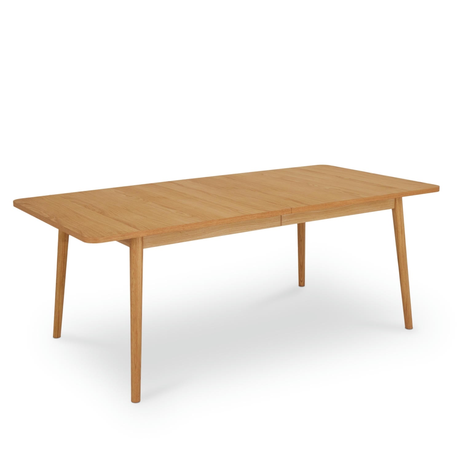 Furnhouse uitschuifbare eettafel Nyborg - Natuurlijk eikenhout - 200/3