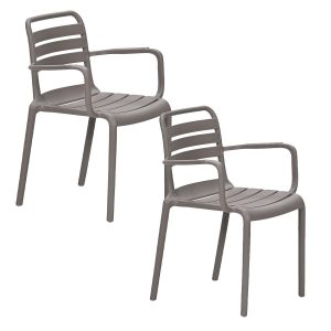 Garden Impressions tuinstoel Moos taupe – 2 stuks Garden Impressions tuinstoel Moos taupe – 2 stuks