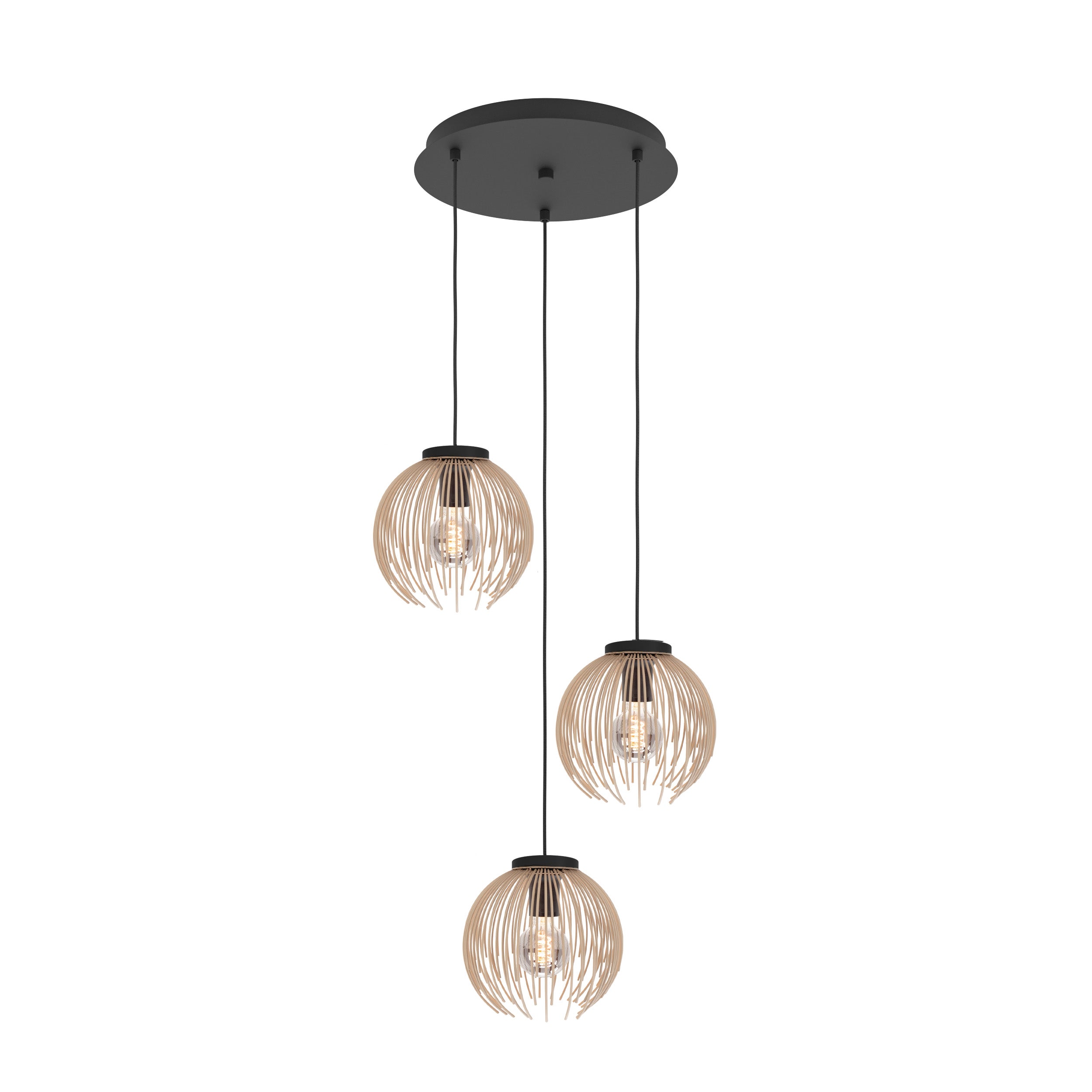 EGLO hanglamp Venezuela-A - E27 - Ø 49.5 cm - zandkleur