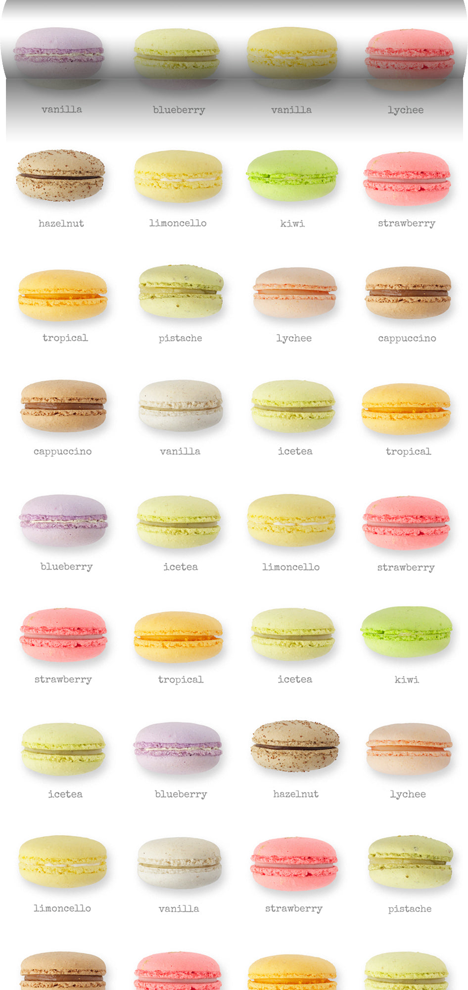 ESTAhome XXL behang macarons meerkleurig - 50 x 900 cm - 158103