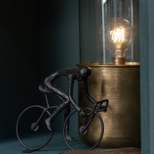 J-Line decoratie Fietsers – polyresin/metaal – zwart – large – 6 stuks J-Line decoratie Fietsers – polyresin/metaal – zwart – large – 6 stuks