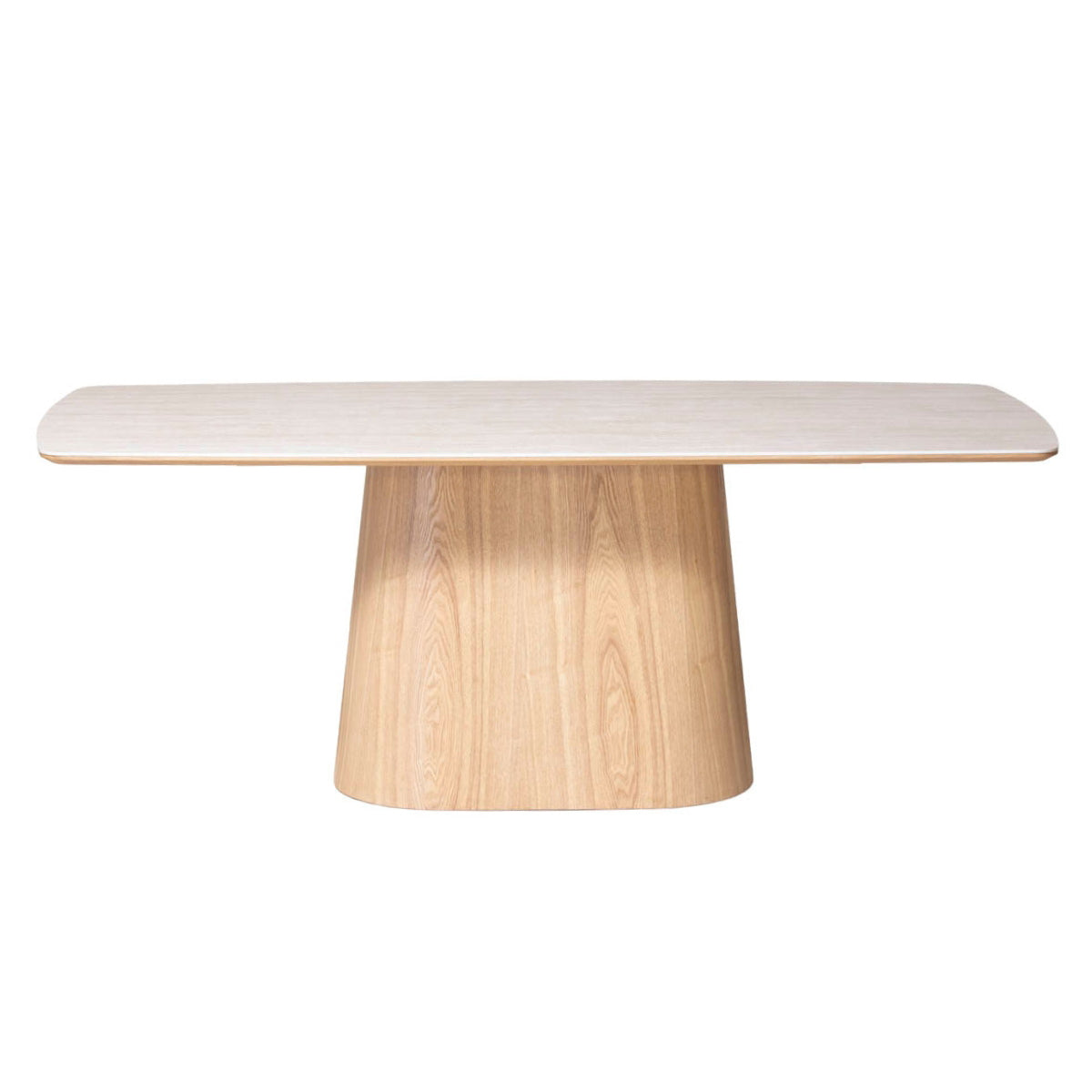 Giga Meubel Eettafel Thomas - Rechthoek Naturel/Keramiek - 200x90x76cm