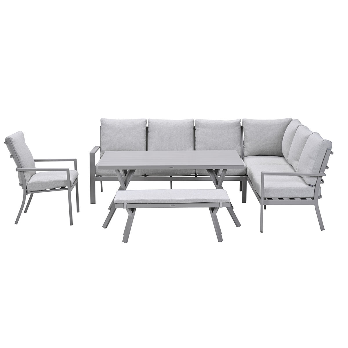 Garden Impressions lounge dining set Senja valley sand - 5-delig - rec