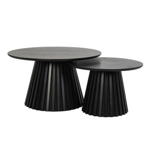 Furnhouse salontafel set Svendborg – Zwart – Ø 60/80 cm Furnhouse salontafel set Svendborg – Zwart – Ø 60/80 cm