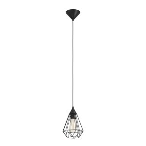EGLO hanglamp Tarbes – e27 – ø 17,5 cm – zwart EGLO hanglamp Tarbes – e27 – ø 17,5 cm – zwart