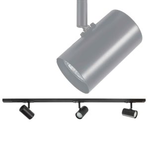 Highlight railsysteem Trackline – 3 lichts – 100 x 16 cm – zwart