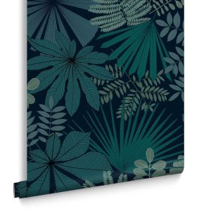 Graham & Brown Vliesbehang – Bohemia Teal – 10mx52cm